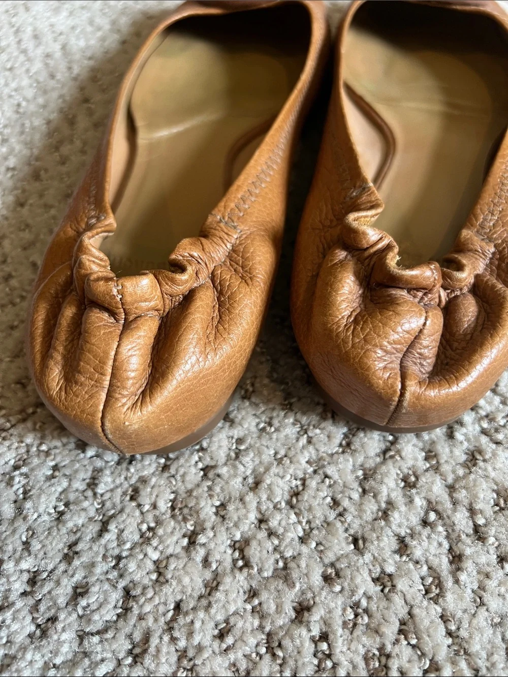 Tory Burch Reva ballet flats 9.5 tan